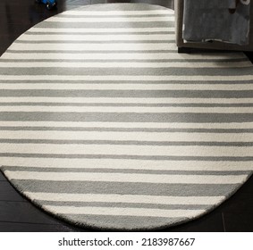 Wool Hand Tufted Stripe Area Rug