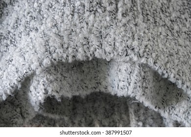 Wool Knit Textile Texture Background