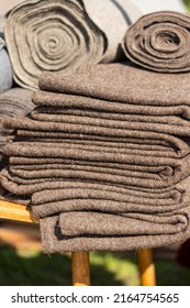 Woolen Coarse Fabric In Rolls