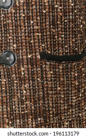 woolen fabric with a pattern