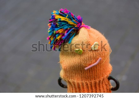 Similar – Image, Stock Photo buh- the clown four Wig