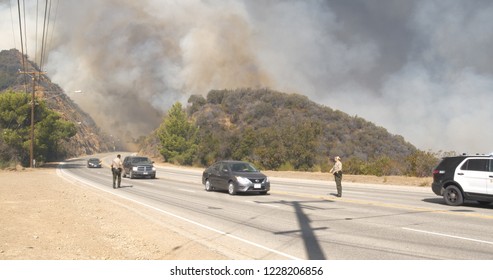 Woolsey Fire 2018 In Malibu California