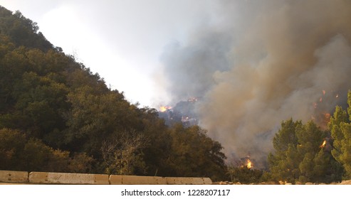 Woolsey Fire 2018 In Malibu California