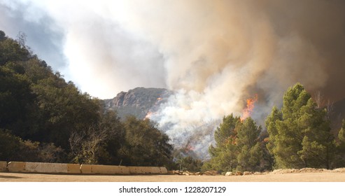 Woolsey Fire 2018 In Malibu California