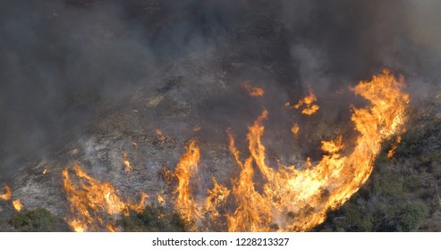 Woolsey Fire 2018 In Malibu California