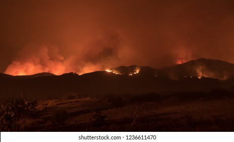 Woolsey Fire Near Mailubu CA