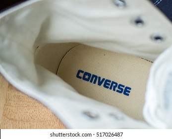 WORCESTER, UK - MARCH 2016: Converse All Star Sneakers