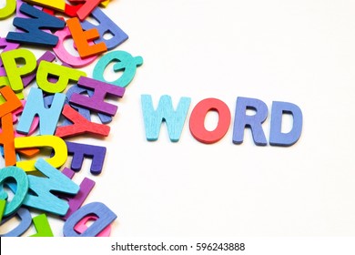 Word Word Beside Group English Letters Stock Photo 594955946 | Shutterstock