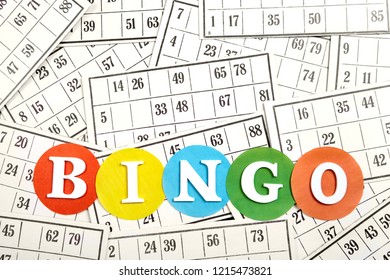 Word Bingo Made Wooden Letters On Stock Photo 1215473821 | Shutterstock