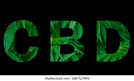 Word Cbd Form Marijuana Leaves On Stock Photo 2087127892 | Shutterstock