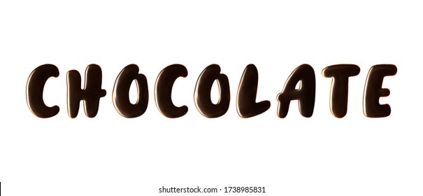 127 Chocolade letter Images, Stock Photos & Vectors | Shutterstock