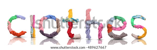 word-clothes-made-various-clothing-reflection-stock-foto-489627667