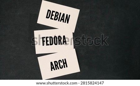Word Debian, Fedora, and Arch represent the three foundational pillars of the Linux ecosystem, categorized mainly by how they handle software updates and system configuration