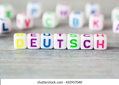 The Word Deutsch For Learning Germany