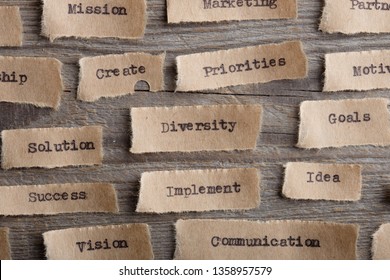 The word Diversity typed on a piece of paper - concept for a variety