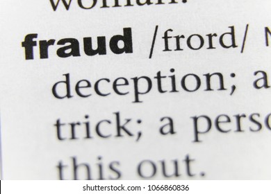 The Word Fraud Close Up