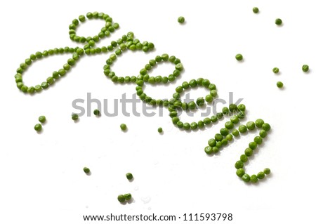 Similar – Image, Stock Photo A plate of peas Vegetable