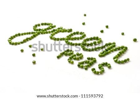 Similar – Image, Stock Photo A plate of peas Vegetable