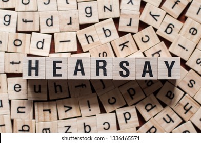 The Word Of HEARSAY On Building Blocks Concept