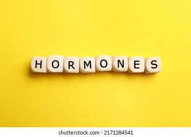 Word Hormones Made Wooden Cubes Letters Stock Photo 2171284541 ...