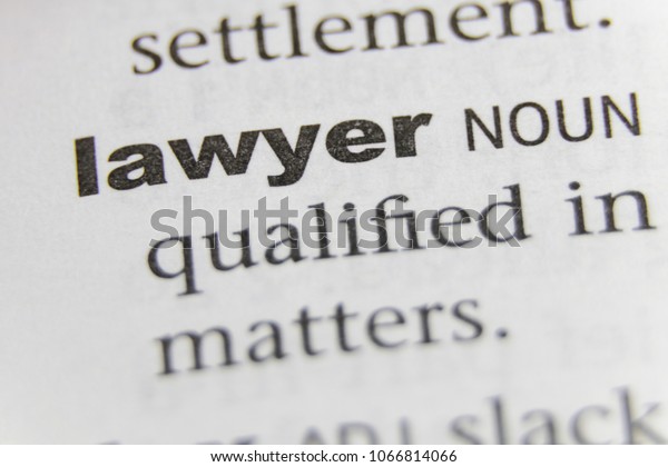 Word Lawyer Close Stock Photo (Edit Now) 6