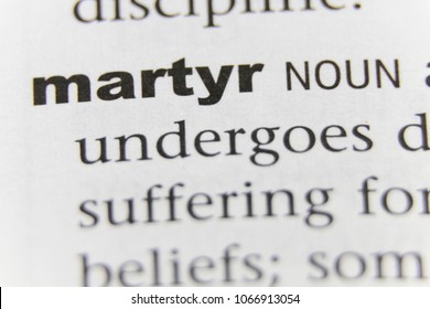 The Word Martyr Close Up