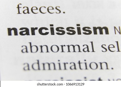 The Word Narcissism Close Up
