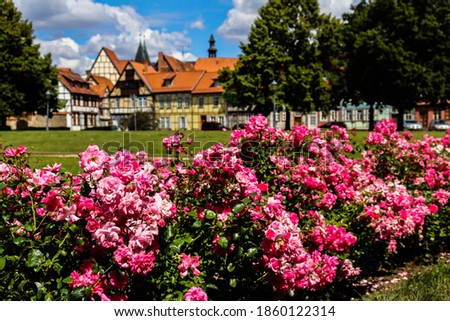 The Word park in the town of Quedlinburg
