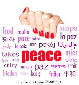 The Word Peace In Many Different Languages