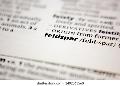 Word or phrase feldspar in a dictionary.