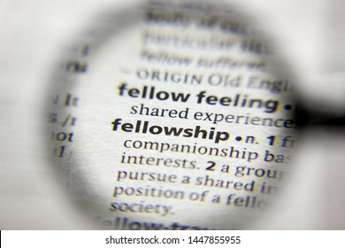 The Word Or Phrase Fellowship In A Dictionary