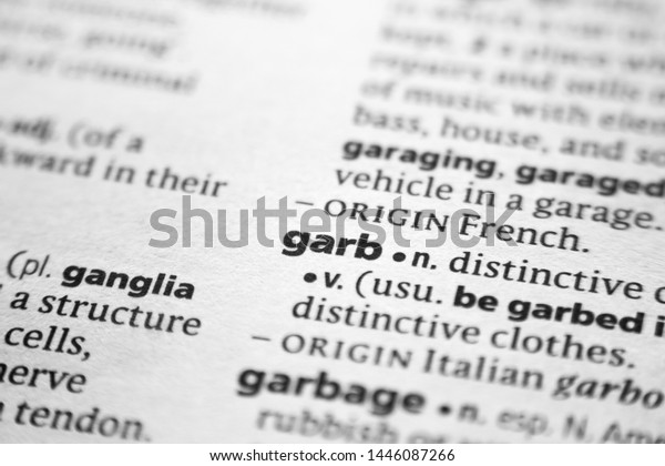 Word Phrase Garb Dictionary Stock Photo Edit Now 1446087266