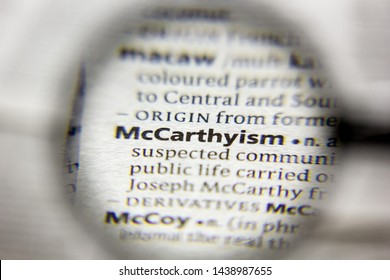 The Word Or Phrase McCarthyism In A Dictionary