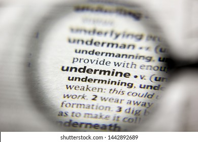 use undermine in a sentence