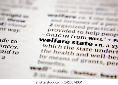 Word Or Phrase Welfare State In A Dictionary.