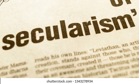 The Word Secularism In An English Newspaper.