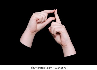 the word "word" in sign language on a black background