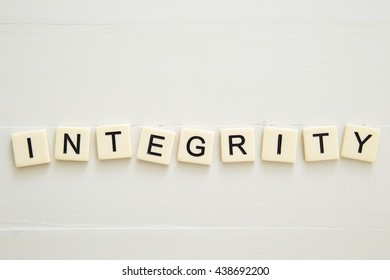 Word Tiles Integrity Stock Photo 438692200 | Shutterstock