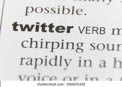 The Word twitter Close Up
