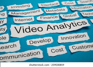 Word Video Analytics On Piece Of Paper Salient Among Other Related Keywords