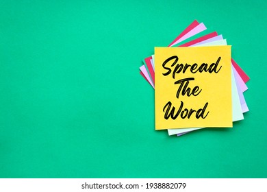 Word writing text Spread The Word. Business concept for share the information or news using social media.