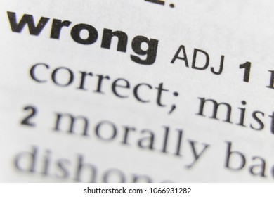 The Word Wrong Close Up