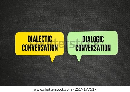 The words Dialectic conversation and Dialogic conversation. What are the two types of conversation? There are two kinds of conversation, argues Sennett