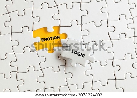 The words emotion and logic on the missing puzzle pieces. To discover the emotions underlying the logic concept.