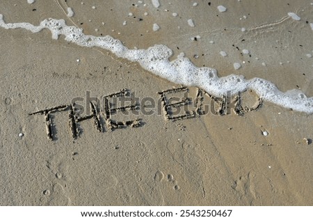 Similar – Image, Stock Photo last big wave Waves