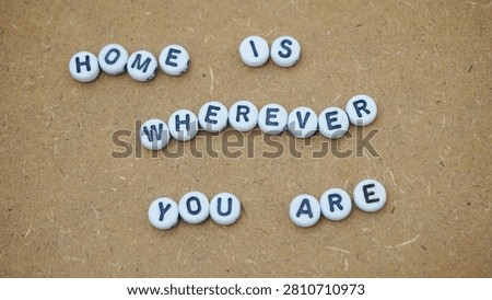 The words 