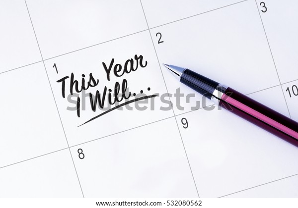 Words This Year Will Written On Stock Photo 532080562 | Shutterstock