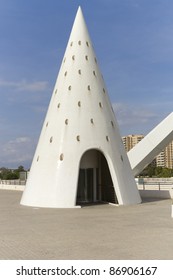 Work in a cone through which you enter the parking