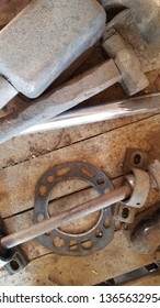 Work equipment, hammer, machine pack, iron rod