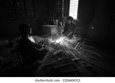 Work with the fire.
